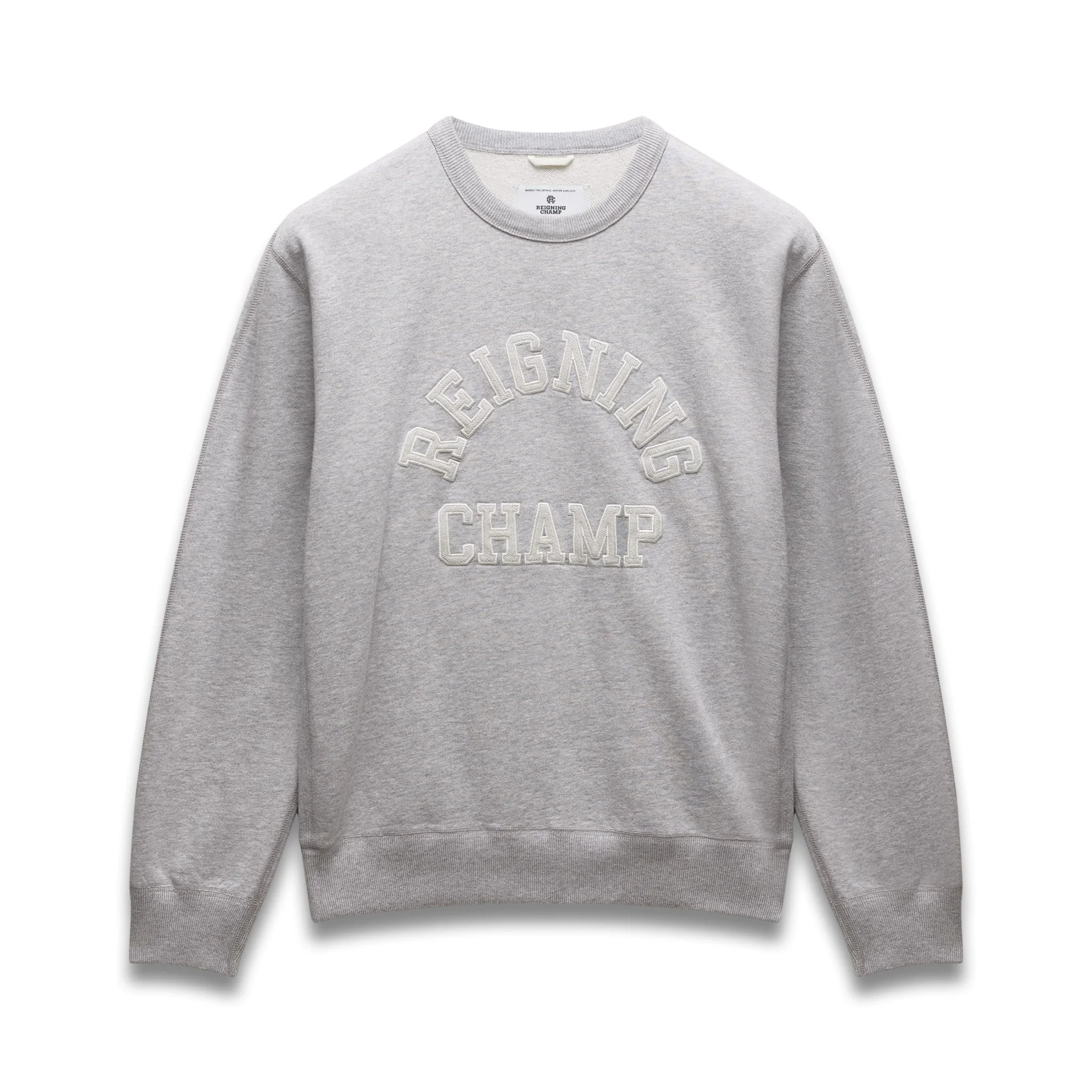 Midweight Terry Arch Logo Standard Crewneck