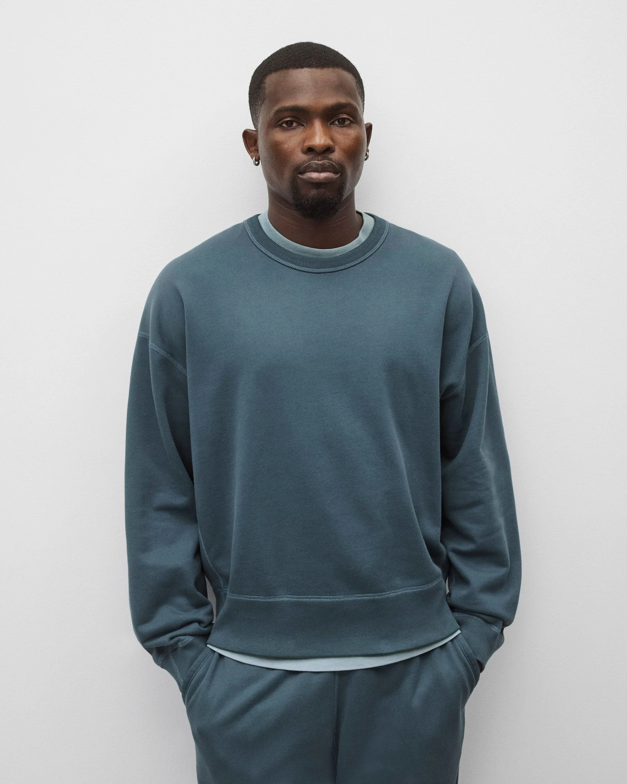 Midweight Terry Relaxed Crewneck - Image 2
