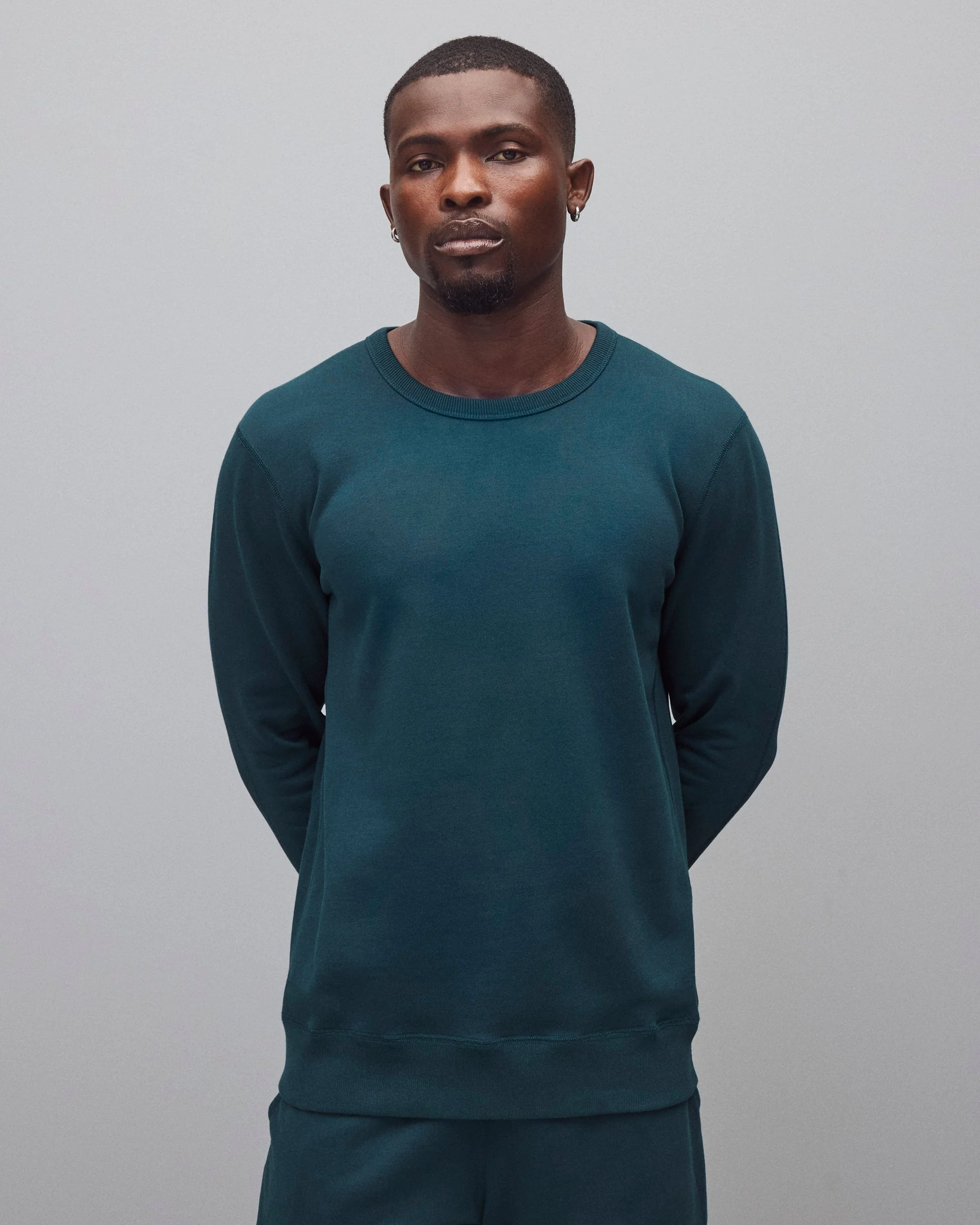 Midweight Terry Slim Crewneck - Image 2